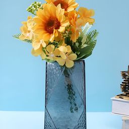 TAYHAA Orange 2 Pieces Sunflower Artificial Flower-image-75