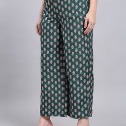 THE FAB FACTORY Women Ethnic Motifs Printed Regular Kurta with Palazzos & With Dupatta image 3