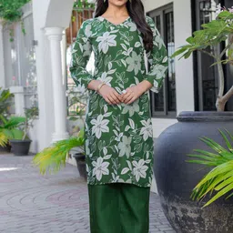 APNISHA Women Floral Printed Kurta with Palazzo-29