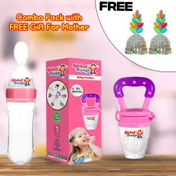 Combo pack Fruit Feeder+Spoon Bottle with FREE gift Styles Watch Feeder-19