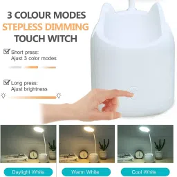 wengonvila Study lamp, Table Lamps, Desk Lamp, LED Desk Light with 3 Color Modes Study Lamp image 4