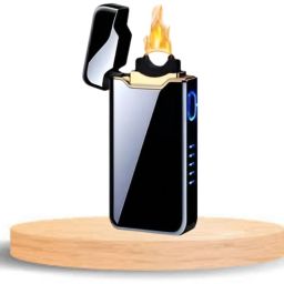 Cigarette lighter Usb Rechargeable Lighter Arc Lighter ANDLed Power DisplayB53 Pocket Lighter-image-54