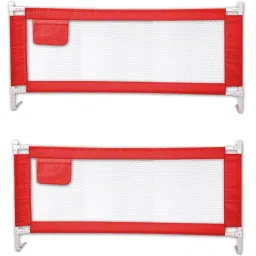 Bed Rails for Baby Toddler Safety Adjustable Height Red Pack of 2-27