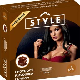 Dotted Chocolate Flavoured Condom-image-44