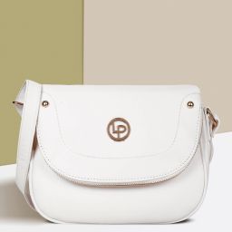 White Women Shoulder Bag Women's White Sling Bag-image-110