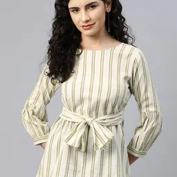 Cottinfab Striped Cotton Top-image-94