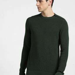 Jack & Jones Ribbed Cotton Pullover Sweaters-image-63