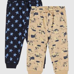 Juniors by Lifestyle Boys Pack of 2 Printed Joggers-image-70