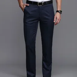 Raymond Men Slim Fit Formal Trousers-image-79