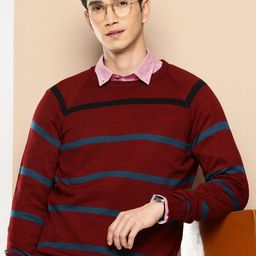 INVICTUS Striped Long Sleeves Pullover-image-13