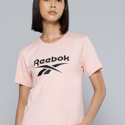 Reebok Women Brand Logo Lifestyle T-shirt-23