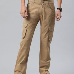 Rodamo Men Easy Wash Cargos Trousers-image-68