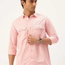 Integriti Pure Cotton Slim Fit Casual Shirt-image-58