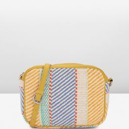 Mast & Harbour Striped Structured Sling Bag-image-17