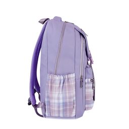 NFI essentials Unisex Checked Printed Backpack image 2