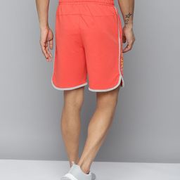 Alcis Men Peach-Coloured Typography Printed Running Shorts image 4