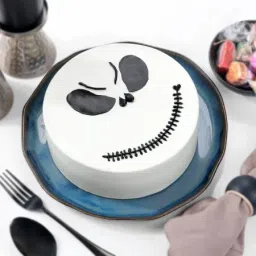 Whimsy Halloween Cream Cake (One Kg)-image-38