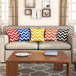 SEJ by Nisha Gupta Multicolor Cushion Covers - Set of 5-30