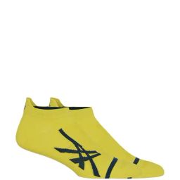 Asics Yellow Polyester Logo Ankle Length Socks-image-95