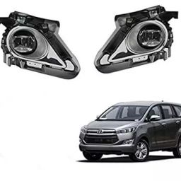 Globex GL-919 Fog Lamp Assembly with Bulb & Wiring Kit for Innova Crysta-8