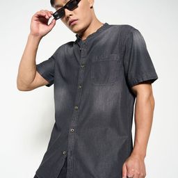 SF JEANS by Pantaloons Men Slim Fit Faded Opaque Casual Shirt-image-46
