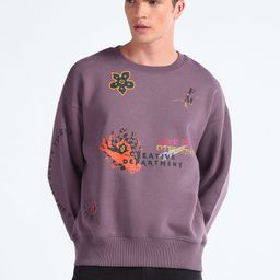 Flying Machine Men Printed Sweatshirt-image-92