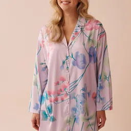 La Vie en Rose Printed Nightdress-image-6