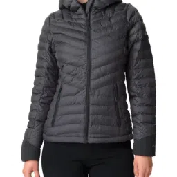 Columbia Black Omni-Heat Reflective Windgates Hooded Jacket-image-82