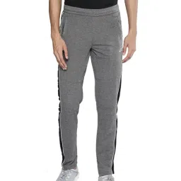 ALCIS Grey Slim Fit Trackpants-image-22