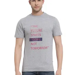 Proteens Mid Grey Printed T-Shirt-image-38