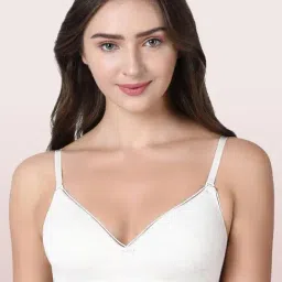 Enamor White Padded Bra-picture-39