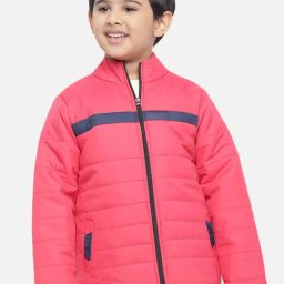 Kotty Kids Pink Quilted Jacket-image-107