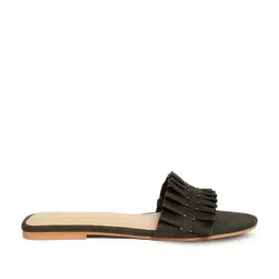 W Women's Green Casual Sandals-image-100