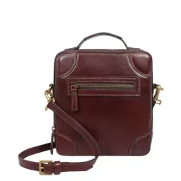 Hidesign Brown Solid Medium Cross Body Bag-22