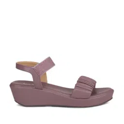 Inc.5 Women's Purple Ankle Strap Wedges-image-92