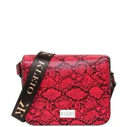 KLEIO Red Textured Medium Sling Handbag-image-99