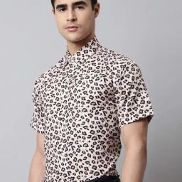 Jainish Cream Cotton Regular Fit Printed Shirts-image-43