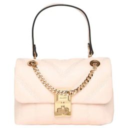 Aldo Pink Quilted Medium Satchel Handbag-image-45