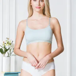 Van Heusen Comfort Fit Non Padded Wireless Solid Bralette - Omphalodes-picture-33
