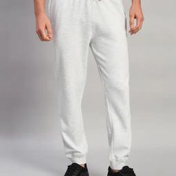Cantabil Grey Melange Regular Fit Trackpants-picture-10