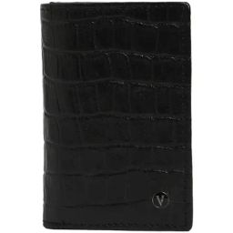 Van Heusen Black Textured Bi-Fold Wallet For Men-image-5