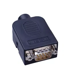 Techut DB9 Connector cum Transfer-Free Solder Terminal 9-Pin Plastic, Blue-21
