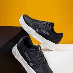 Red Tape Men's Down Town Dapper Jet Black Casual Sneakers-image-56