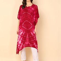 PinkTribe Women Geometric Printed Casual Kaftan Kurta-picture-39