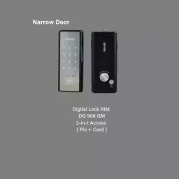 Dorset 2 in 1 Digital Lock RIM RFID & Pin Code Graphite Matt, DG 906 SL image 3