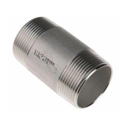 RS PRO SS Pipe Fitting Straight Circular Barrel Nipple 1-1/2 inch Male Model No 4993287-image-12