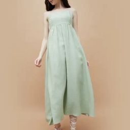 Ginger By Lifestyle Green Regular Fit Dress-image-99