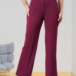 R.Code by The Roadster Life Co. Women Flared High-Rise Trousers-picture-38