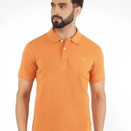 Numero Uno Orange Cotton Regular Fit Polo T-Shirt-picture-19