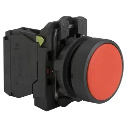SCHNEIDER ELECTRIC Industrial Pushbutton Switches INDUSTRIAL PB SWITCH, SPST-NC, 6A, 120V, XB5AA42-1
